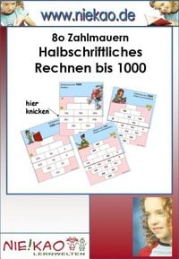 Produktbild: Freiarbeit - Zahlenmauern 2 - Kompetenzen entwickeln