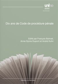 Produktbild: Dix ans de Code de procédure pénale