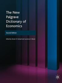 Produktbild: The New Palgrave Dictionary of Economics