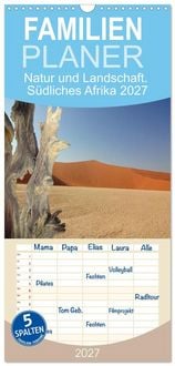 Produktbild: Familienplaner 2027 - Natur und Landschaft. S&uuml;dliches Afrika 2027 mit 5 Spalten (Wandkalender, 21 x 45 cm) CALVENDO