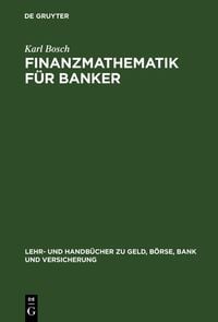 Produktbild: Finanzmathematik f&uuml;r Banker