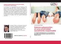 Produktbild: Valores subyacentes en una universidad socialmente responsable