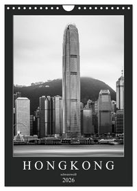 Produktbild: Hongkong schwarzwei&szlig; (Wandkalender 2026 DIN A4 hoch), CALVENDO Monatskalender