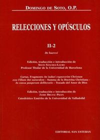 Produktbild: Relecciones y op&uacute;sculos II-2 : de haeresi, cartas, an iudaei cognoverint Christum-- , summa de la doctrina christiana, deliberaci&oacute;n en la causa de los