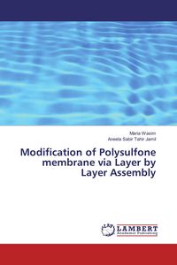 Produktbild: Modification of Polysulfone membrane via Layer by Layer Assembly