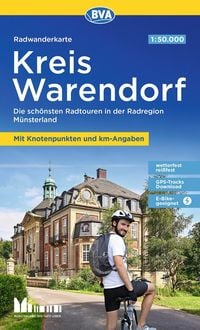 Produktbild: BVA Radwanderkarte Kreis Warendorf mit Knotenpunkten 1:50.000