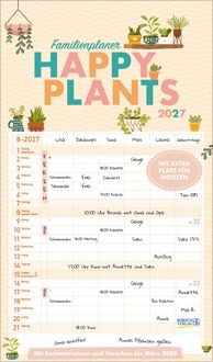 Produktbild Familienplaner Happy Plants 2027
