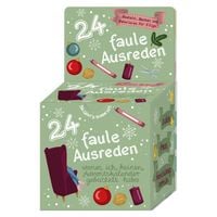 Produktbild: Adventskalender-Box &bdquo;24 faule Ausreden&ldquo; warum ich keinen Adventskalender gebastelt habe