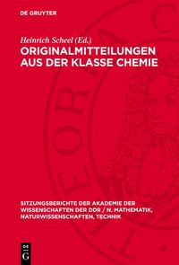 Produktbild: Originalmitteilungen aus der Klasse Chemie