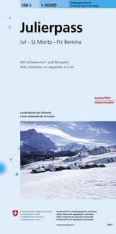 Bild vom Artikel Swisstopo 1 : 50 000 Julierpass - Pass Dal Güglia Skitourenkarte vom Autor Bundesamt für Landestopografie swisstopo