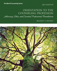 Produktbild: Erford, B: Orientation to the Counseling Profession