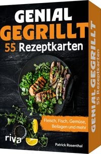 Produktbild: Genial gegrillt &ndash; 55 Rezeptkarten