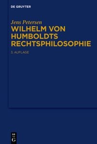 Produktbild: Wilhelm von Humboldts Rechtsphilosophie