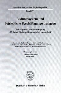 Produktbild: Bildungssystem und betriebliche Besch&auml;ftigungsstrategien.