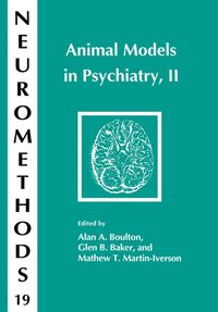 Produktbild: Animal Models in Psychiatry, II