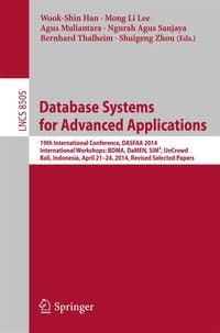 Produktbild: Database Systems for Advanced Applications