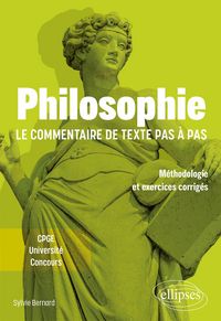 Produktbild: Philosophie. Le commentaire de texte pas &agrave; pas.