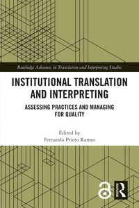 Produktbild: Institutional Translation and Interpreting