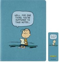 Produktbild: Moleskine Peanuts Linus Cahier limitierte Ausgabe, XL, liniert, Kartoneinband, Hellblau