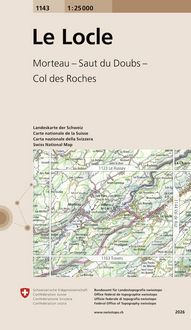 Produktbild: Swisstopo 1 : 25 000 Le Locle
