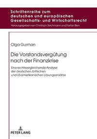 Produktbild: Die Vorstandsverg&uuml;tung nach der Finanzkrise