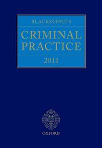 Produktbild: Blackstone''s Criminal Practice