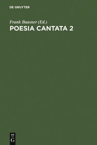 Produktbild: Poesia cantata 2