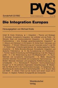 Produktbild: Die Integration Europas