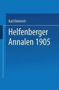 Produktbild: Helfenberger Annalen 1905