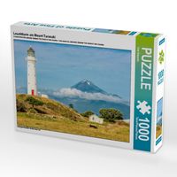 Produktbild: CALVENDO Puzzle Leuchtturm am Mount Taranaki | 1000 Teile Lege-Gr&ouml;&szlig;e 64x48cm Foto-Puzzle f&uuml;r gl&uuml;ckliche Stunden