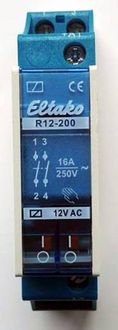Produktbild: Eltako R12-200-12V Schaltrelais Nennspannung: 12 V Schaltstrom (max.): 8 A 2 Schlie&szlig;er 1 St.