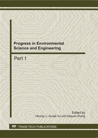 Produktbild: Progress in Environmental Science and Engineering (ICEESD)