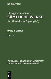 Produktbild: Lyrik I. Zweiter Teil