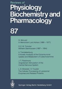 Produktbild: Reviews of Physiology, Biochemistry and Pharmacology