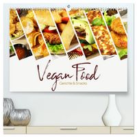 Produktbild: Vegan Food Kalender &ndash; Gerichte und Snacks (hochwertiger Premium Wandkalender 2027 DIN A2 quer), Kunstdruck in Hochglanz