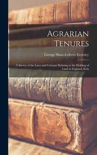 Produktbild: Agrarian Tenures