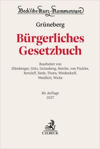 Produktbild: B&uuml;rgerliches Gesetzbuch. BGB