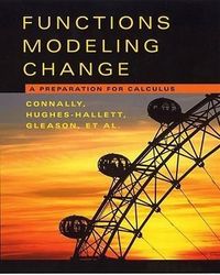 Produktbild: Functions Modeling Change, Textbook and Student Solutions Manual: A Preparation for Calculus