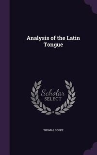 Produktbild: Analysis of the Latin Tongue
