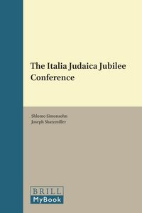 Produktbild: The Italia Judaica Jubilee Conference
