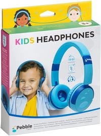 Produktbild: Pebble Gear - KIDS HEADPHONES, Kinder-Kopfh&ouml;rer, Stereo, blau
