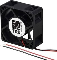 Produktbild: TRU COMPONENTS TC-MX6025-24V0.08A Axiall&uuml;fter 24 V/DC 42 m&sup3;/h (L x B x H) 60 x 60 x 25mm