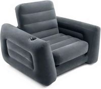 Produktbild: Intex 66551NP Pull-Out Sessel (L x B x H) 223 x 116 x 66cm Schwarz