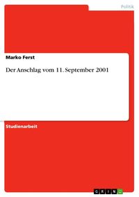 Produktbild: Der Anschlag vom 11. September 2001