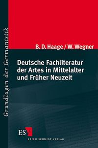 Bild vom Artikel Deutsche Fachliteratur der Artes in Mittelalter und Früher Neuzeit vom Autor Bernhard Dietrich Haage