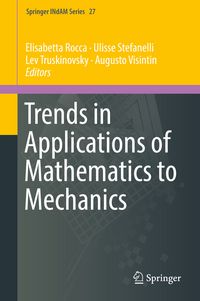 Produktbild: Trends in Applications of Mathematics to Mechanics