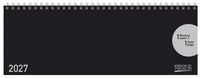 Produktbild: Tischquerkalender Classic Colourlux schwarz 2027