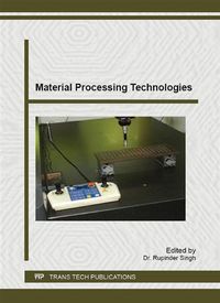 Produktbild: Material Processing Technologies