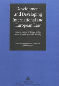 Produktbild: Development and Developing International and European Law