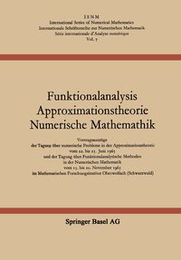 Produktbild: Funktionalanalysis Approximationstheorie Numerische Mathematik